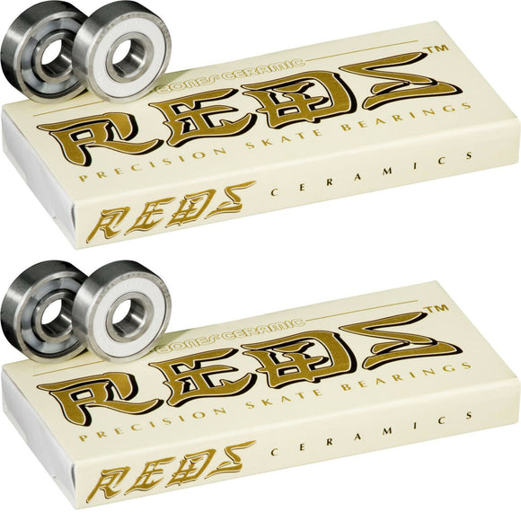Bones Super Reds CERAMIC Skate Bearings 608-RS 16-PACK