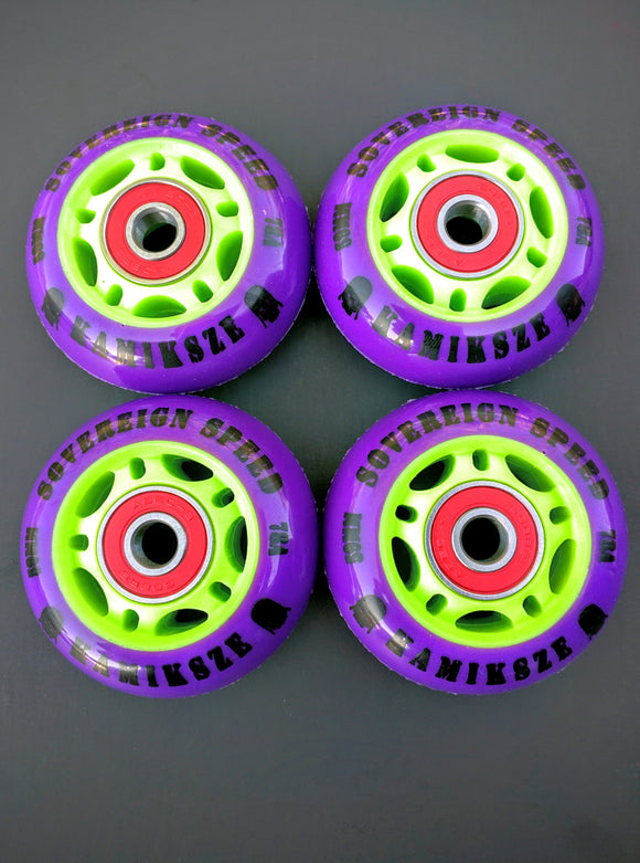 4-pack 59mm 78a kamikaze wheels with bearings