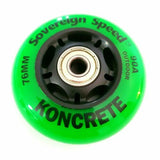 76mm 90a outdoor inline skate wheels with Bearings for rollerblading roller hockey fitness full size ripstiks 85a hardness