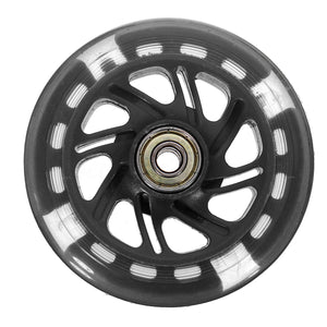 125mm LED light-up inline skate or scooter wheel with bearings