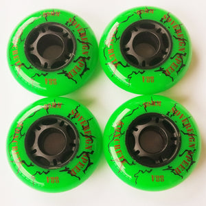 76mm outdoor inline skate wheels, rollerblade hockey 4 pack