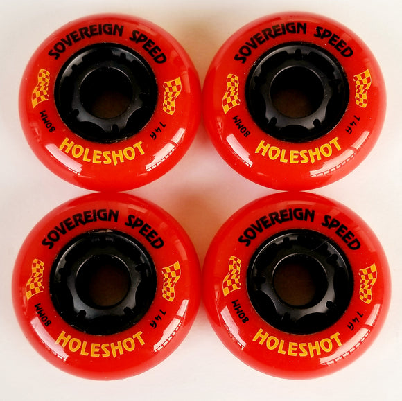 Indoor Roller Hockey Wheels, 80mm Sovereign Speed Holeshot