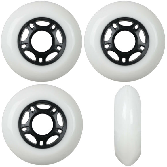 70mm Youth Outdoor Inline Skate wheels, 85a hardness for rollerblade roller hockey fitness mini 27 inch long ripstik ripster casterboards 