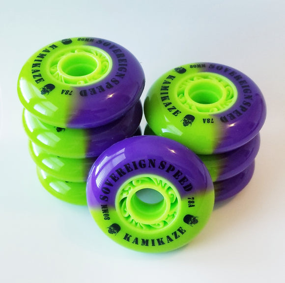 Hi lo Roller Hockey Wheels, inline skate 8 pack 76/80