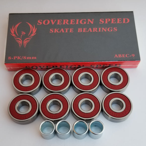 abec-9 skate bearings with spacers