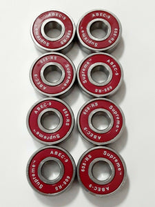 8 Pack Reds skateboard bearings