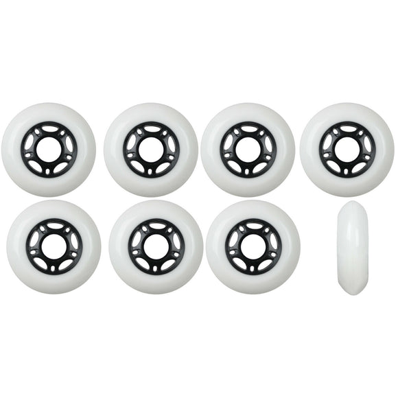 68mm outdoor inline skate wheels 85A hardness , youth wheels for rollerblades hockey inline mini 27 inch ripstik ripstres 8 pack