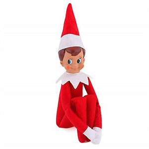 the elf on the shelf blue eyed boy doll , a christmas tradition 